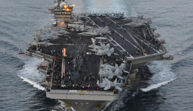 بعد القرصنة الحوثية..البحرية الأميركية تعلن مرابطة حاملة الطائرات «أيزنهاور» في الخليج العربي