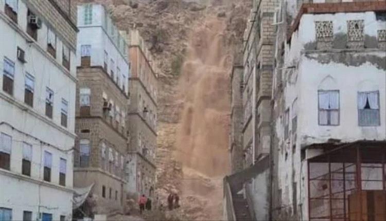 تحذيرات من انهيارات صخرية في حضرموت جراء الفيضانات 